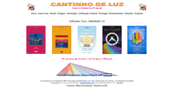 Desktop Screenshot of cantinhodeluz.com